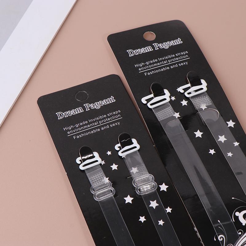 Adjustable Intimates Accessories Bra Straps Belt Women'S Elastic Invisible Transparent Silicone Bra Straps