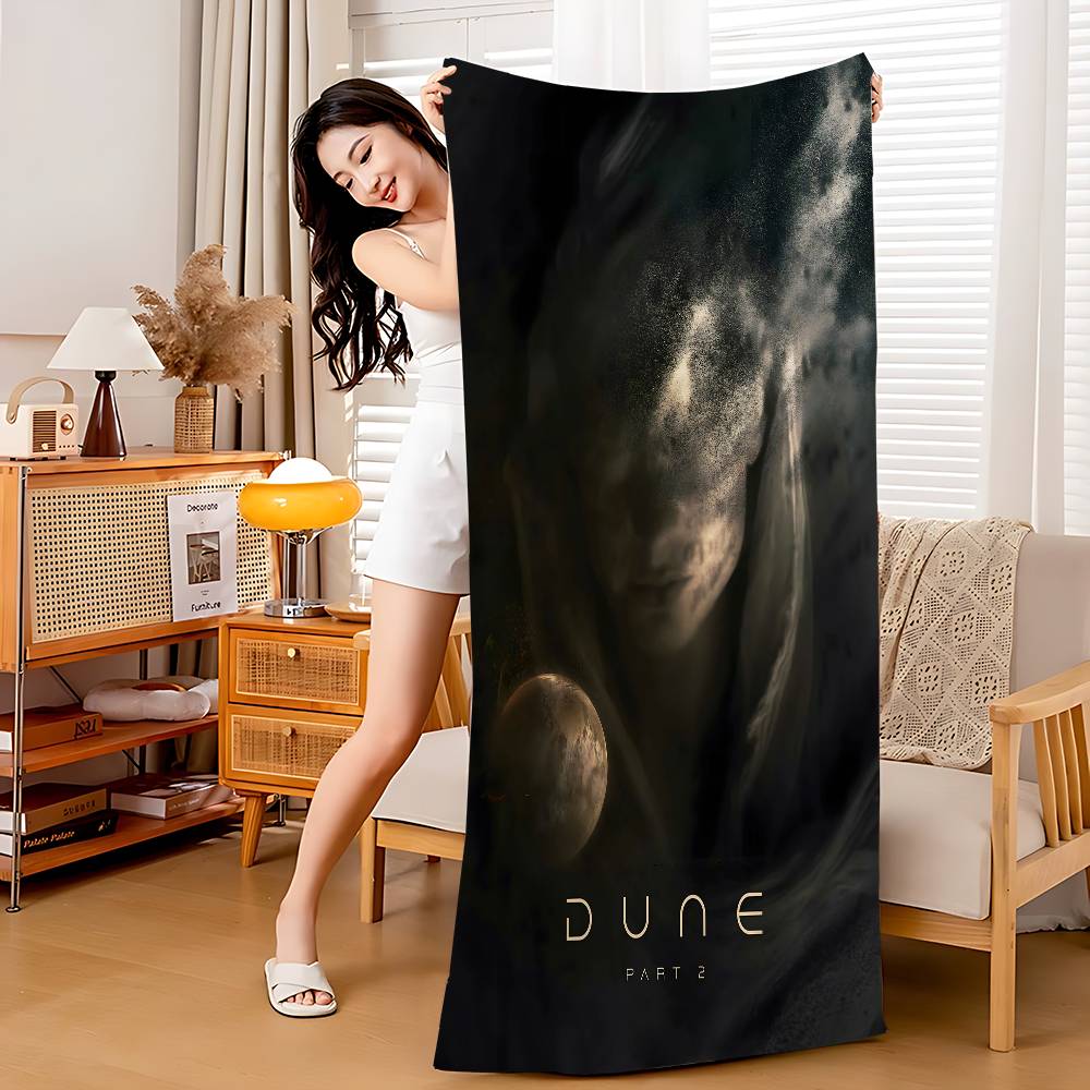 Sci-fi Movie Dune Part Microfiber Printed Beach Towel Mountain Climbing Yoga Beach Swimming Running Absorbent Soft Towel