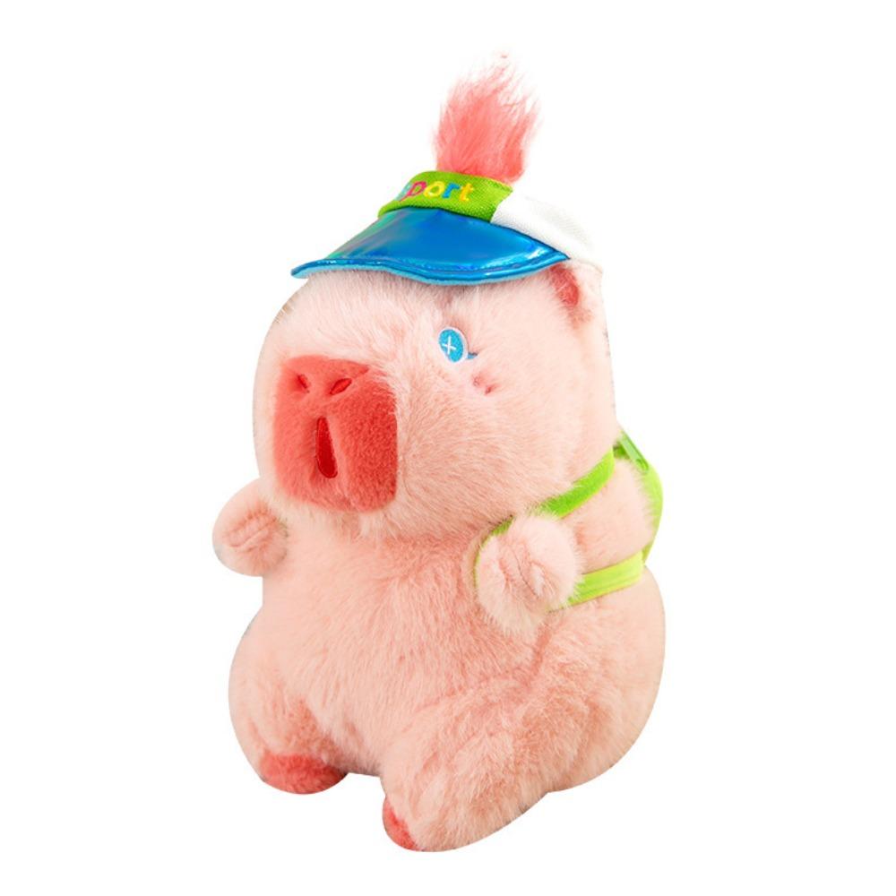 

Мультяшная плюшевая игрушка Капибара, спортивная шляпа, капибара, пушистая кукла, милые плюшевые капибары, подарок на день рождения Capybara