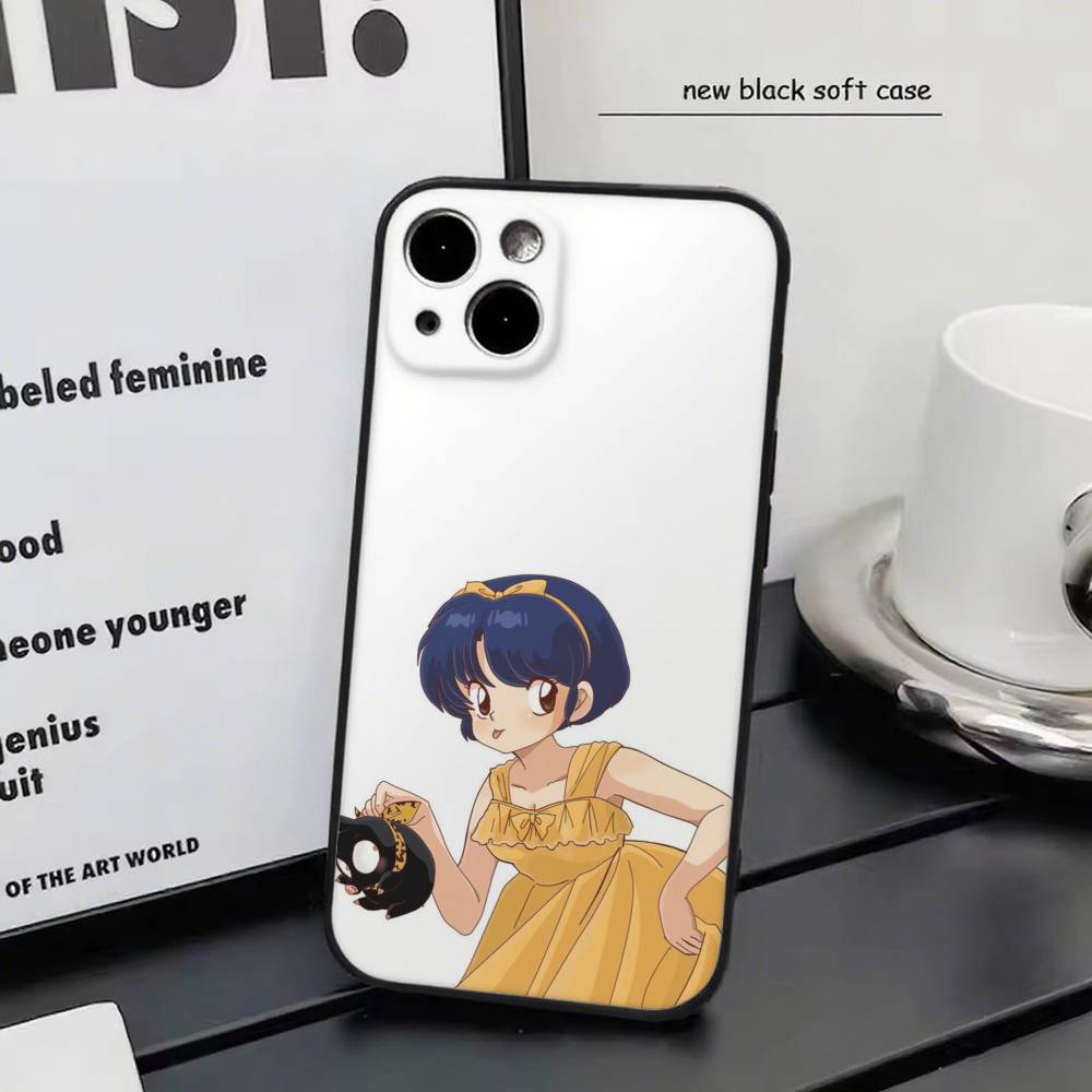 Kawaii Girl A-Akane Tendo Anime R-Ranma 1 2 Phone Case Silicone Soft For IPhone 17 Air 16 15 14 13 12 11 Plus Pro Max Plus
