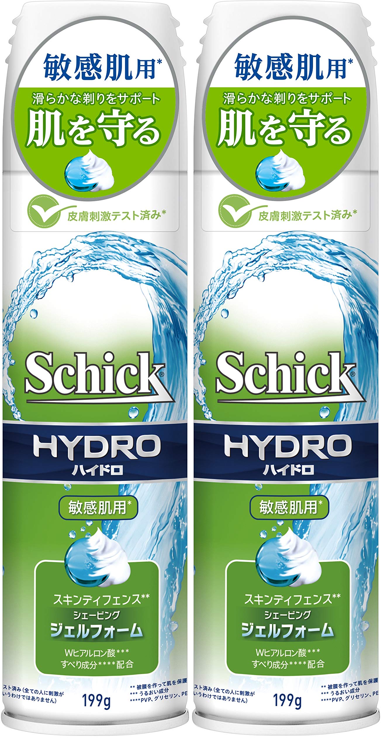 

Schick Hydro Skin Defense Гель-пена для бритья 199 г x 2