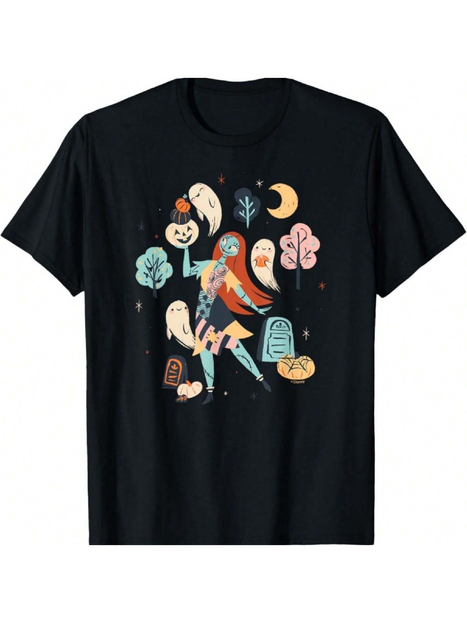 

Кошмар перед Рождеством Темная футболка с Джеком и Салли XXXXXL чёрный