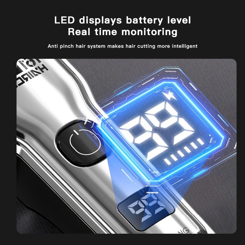 Portable electric hair clipper with USB charging for hair and beard trimming, suitable for families to give as a Father's Day or holiday gift to men