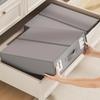 Laken Set Opbergdoos Organizer Stof Vouwen Raam Rits Deken Organizer Doos Kledingkast Bed Kleding Opberg Organizer