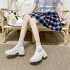 Single Shoes Women's New Mary Jane Women's Shoes Thick Heel Platform Jk Uniform Single Shoes High Heels Women's Retro British Style