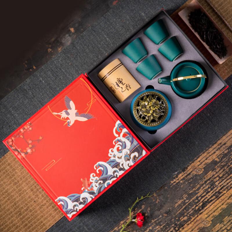 Chaxun Chinese Ceramic Tea Set Gift Box