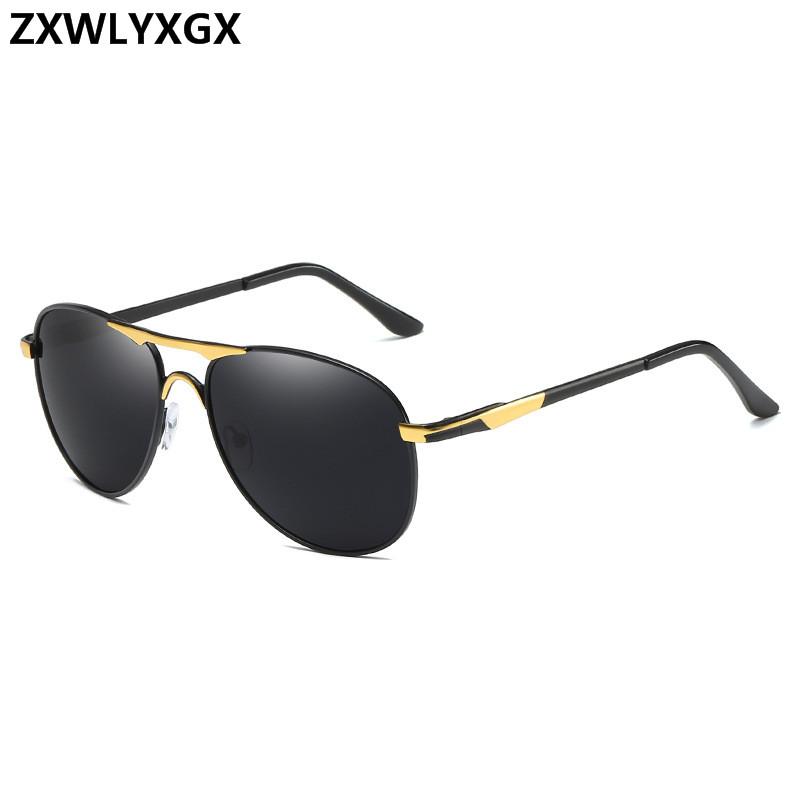 Luxus Herren Polarisierte Sonnenbrille Autofahren Sonnenbrille Männer Frauen Designer Vintage Schwarze Piloten Sonnenbrille UV400
