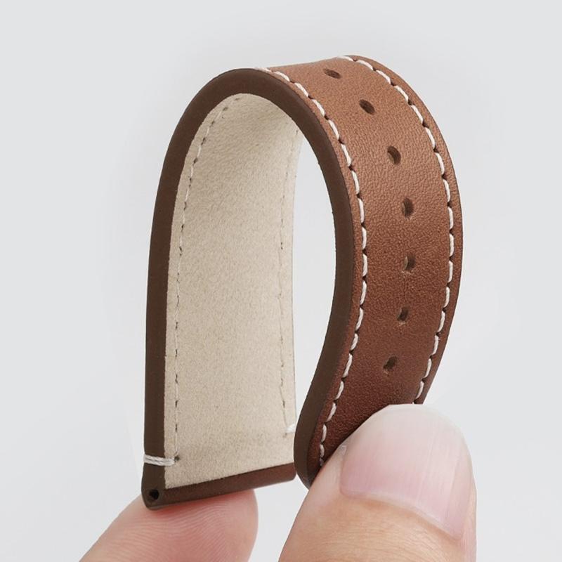 For Mido Navigator M026 Strap Genuine Leather M026430A Men's Brown Watchband Ome-ga Wristband Pin Buckle Bracelet 22x20mm