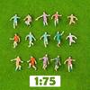 10pcs 1/75 1/50 Scale Football Player Model Colorful Football Sports People