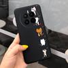For Huawei Mate 50 Pro Case 2022 Cute Cartoon Cat Painted Soft TPU Protective Cover For Huawei Mate50 Pro DCO-LX9 CET-LX9 Fundas