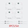 CAPR9 for Skoda Epoxy Transparent Car Door Handle Door Bowl Protection Sticker Octavia Rapid Kodiaq Fabia 2 A7 Tour RS Superb Kamiq