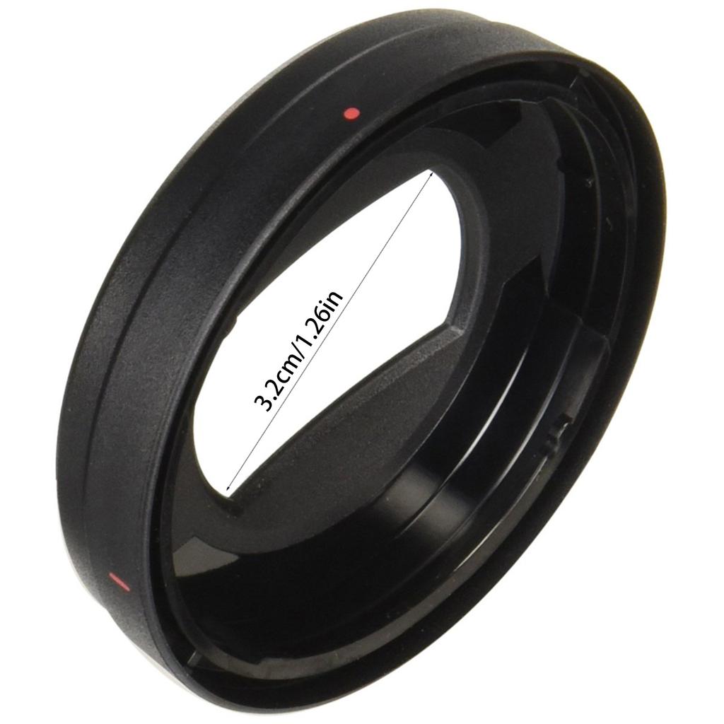 Upgraded Lens Hood ABS Lens Cover Reduce Unwanted Light Simple Installatioon Durable Designed for SEL30M35 & SEL20F28