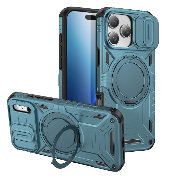 Sliding Camshield Magnetic Rotation Holder Phone Case