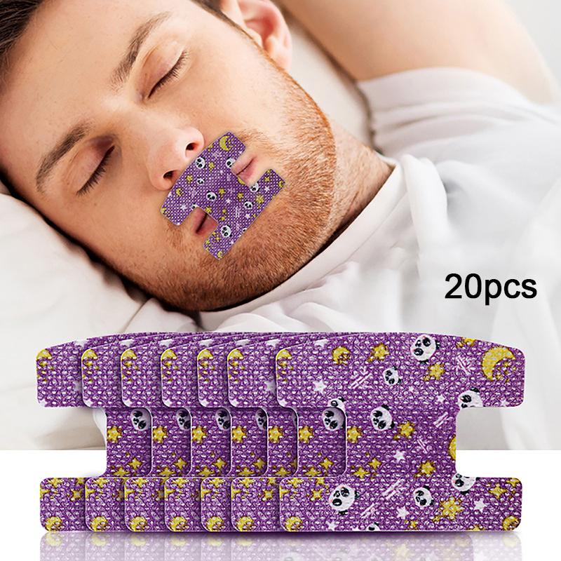 20Pcs Mouth Correction Stickers Anti-Snoring Stickers For Children Night Sleep Lip Nose Breathing Improving Patch