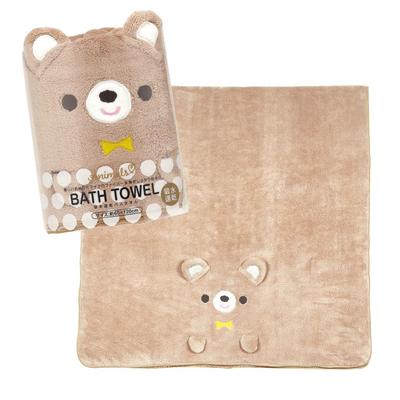 Urso Skater para Banho 60cm x Toalha Absorvente de Secagem Rápida, Design, 120cm, TODR1-A