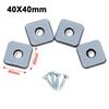 4/8pcs Furniture Leg Slider Pads Easy Move Heavy Furniture Table Bases Protector Legs Anti-abrasion Floor Mat