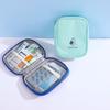 Portable Mini First Aid Bag Empty Small Size Travel Medicine Pouch Zippers Handy Pills Pocket for Travel Home Use