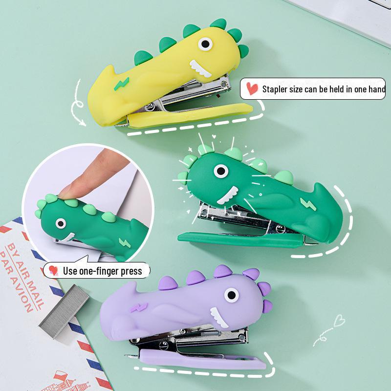 Portable Creative Dinosaur Mini Stapler - Labor-Saving, High-Value Binding Tool