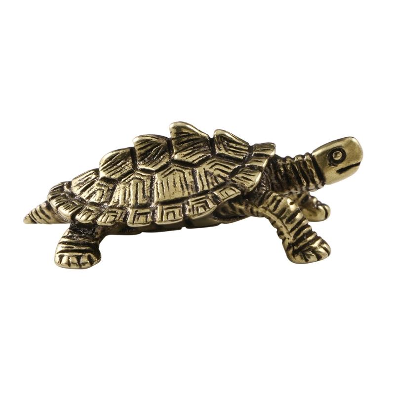 

Brass Turtles Statues Figurines Retro Animal Statue Figurines Sculptures Tabletop Centerpieces Home Decors Collectibles