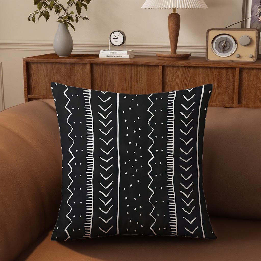 Stylish Geometric Pattern Pillowcasessuitable For Sofa Car Bedroom Decorative Cushion Cover Pillow Cover