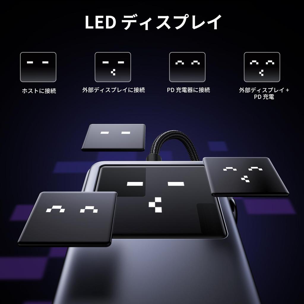 UGREEN Uno 100W PD Fast 10Gbps USB Hub with HDMI Data Compatible with MacBook iPad and Thinkpad 6-in-1 Charging, 4K@60Hz USB-C Hub, 3.0 Output, USB-C