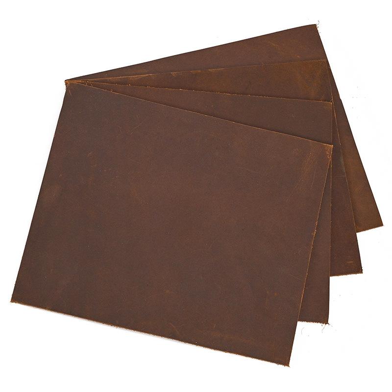First Layer Leather Mouse Pad Retro Non-Slip Pad Pure Cowhide Notebook Mouse Pad Genuine Leather Calculator Pad