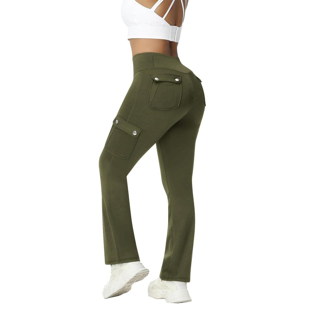 Damen Mode Stretch Yoga Hose Stretch Hohe Taille Lässige Enge Hose