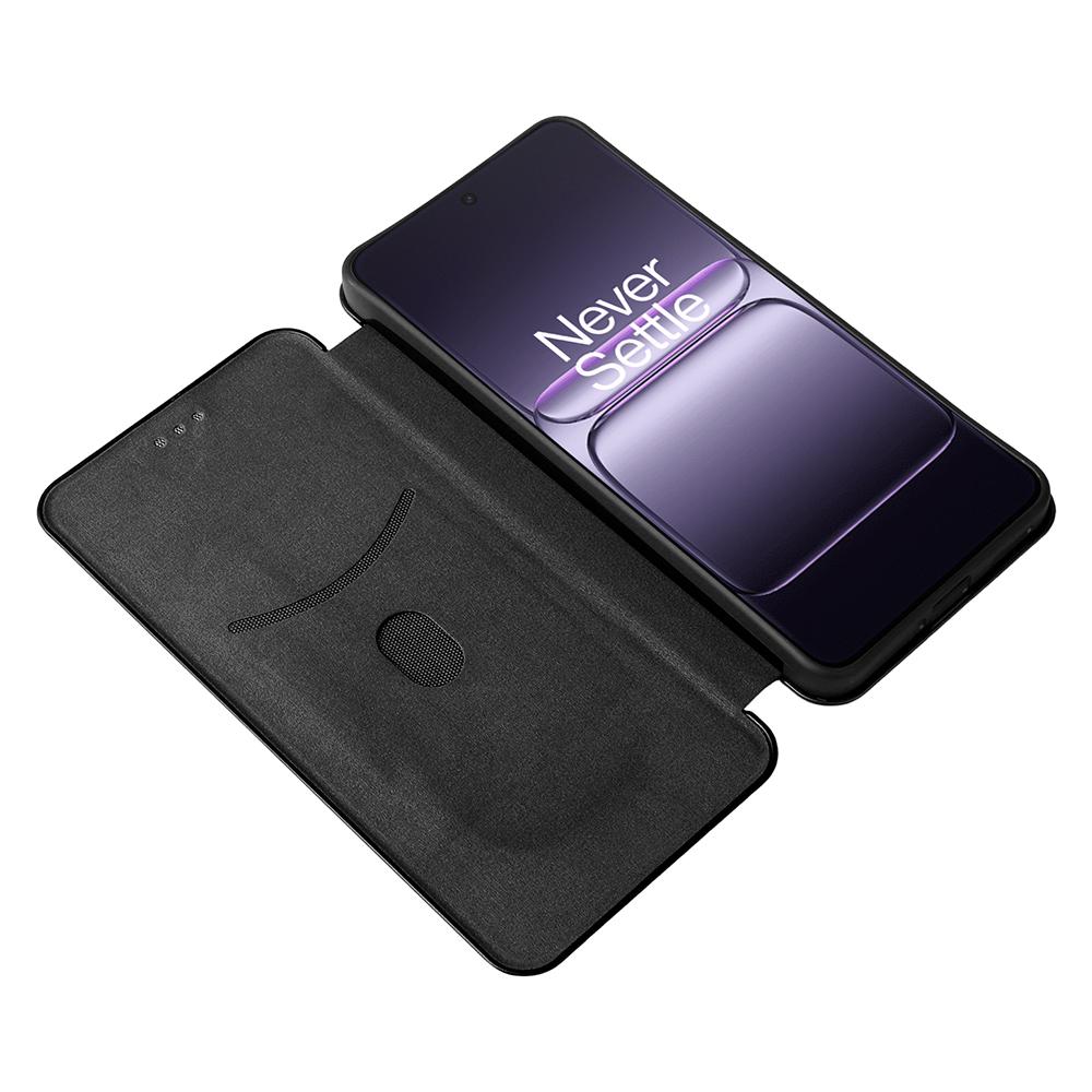 For OnePlus Ace 5 Racing 5G/Nord CE5 5G Case Carbon Fiber Texture Drop-Proof PU Leather Phone Cover