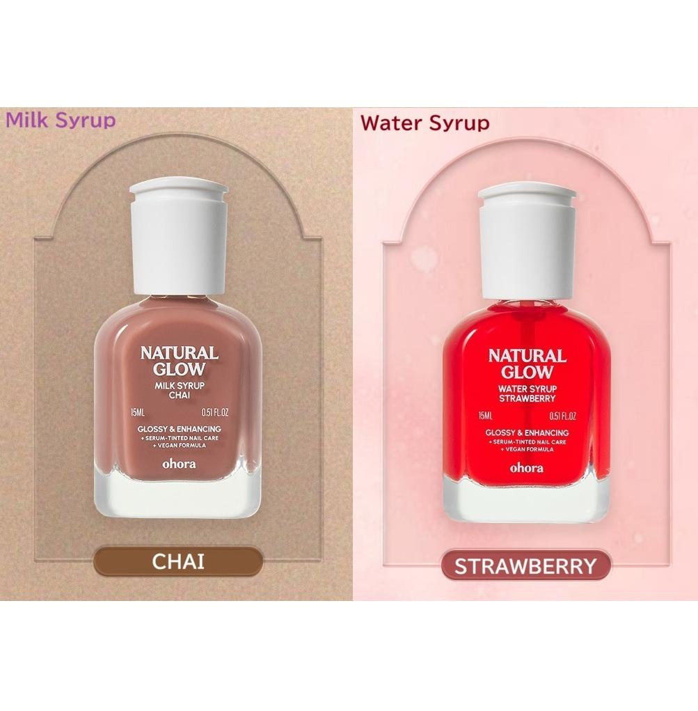 OHORA Sada posilovače nehtů Sirup Posilující péče o nehty Lesk 10 ml x2 (10 X 10)