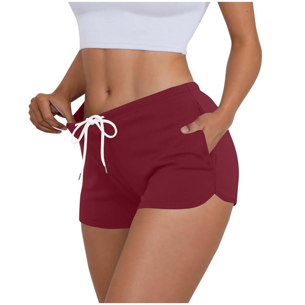 Women's High-waisted Shorts Soft Comfy Pajama Bottoms Lightweight Summer Lounge-Shorts