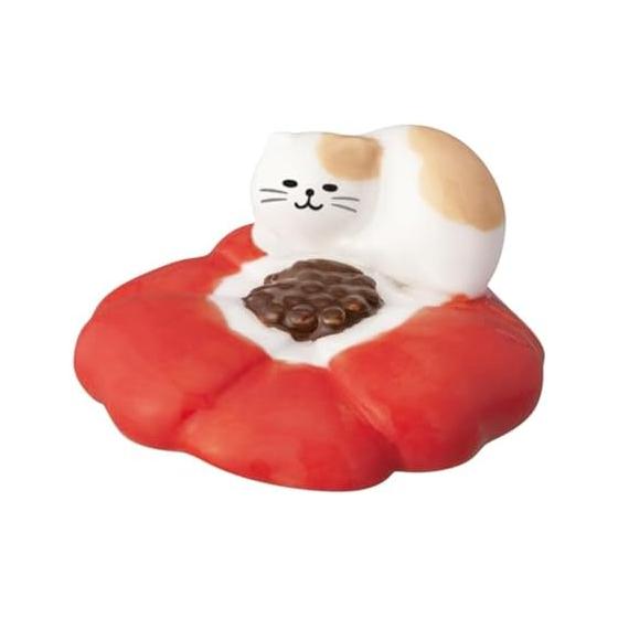 Decole Corporation Hito Nyan Cat Chopstick Rest, Anemone, MG-38681
