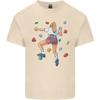 Female Rock Climber Climbing Wall Unisexs Light Cotton TShirt