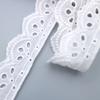3Cm Sunflower Cotton Lace, Hollow Embroidery Barcode Lace Bow Cotton Unilateral Small Barcode Accessories