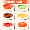5 PP Plates Bowls Set with Creative Hamburger Pattern Scratch Resistant Surfaces Perfect Gift for Food Lovers