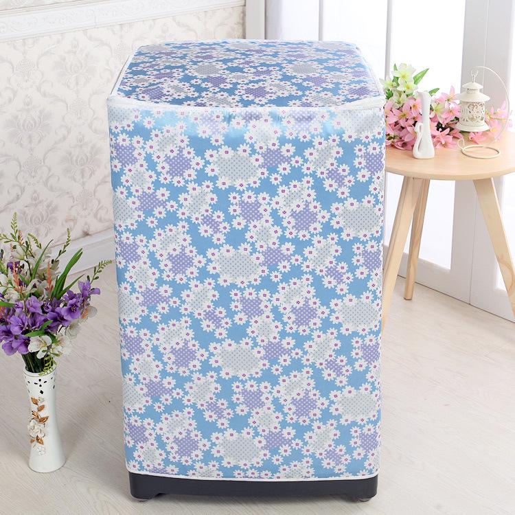 Kang's Satin Fabric Dust Cover for Vertical Pulsator Double Tub Washing Machines