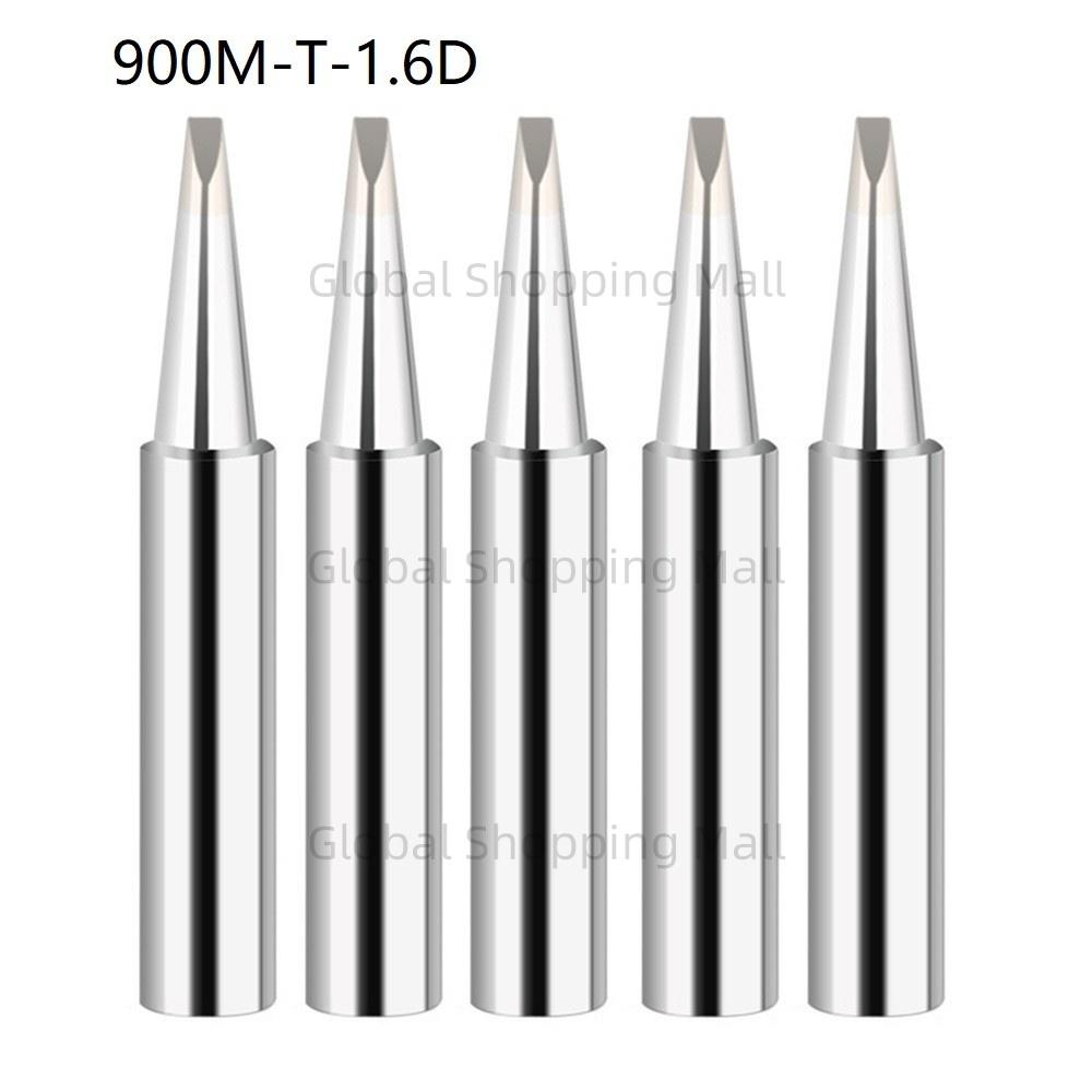 5PCS Soldering Iron Tips 900M-T Solder Tip Replacement Solder Welding Replacement Tip Kit Use Lead-Free Welding Tips Head