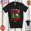 Custom Name Santa Just Bring Bourbon Cheerful Christmas Drunker Drinking Shirt