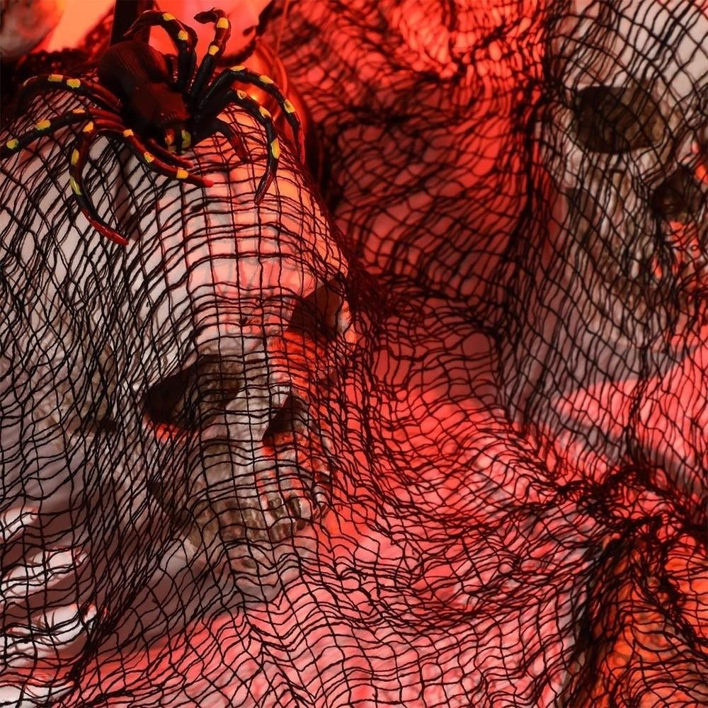 Scary Halloween Gauze Reusable Creepy Gauze Cloth Spooky Mesh Gauze Halloween Party Decorations
