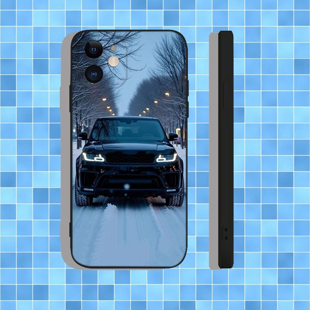 R-Range Roveres Sport Car Phone Case For iPhone 16,15,14,13,12,11,Pro,Max,Plus,X,XS,XR,SE,8,7,Mini,Soft Silicone Black Case