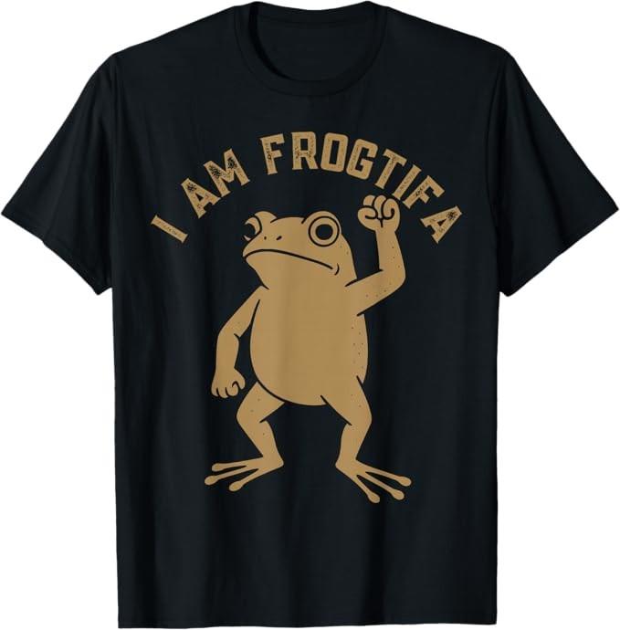 I Am Frogtifa Funny Frog Saying Meme Quote T-Shirt S разноцветный