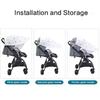 Extended UV Resistant Canopy Light Blocking Sun Protections Cover  Kids Buggy Accessories
