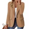  Autumn Long Sleeve Solid Color Oversized Blazer Women's Jacket
