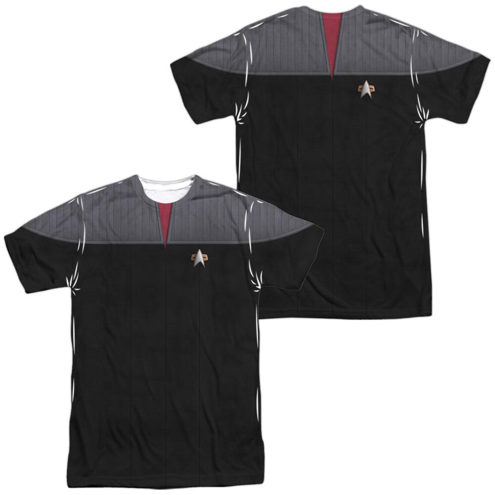 Star Trek TNG Movie Command Uniform Dye Sublimation T-Shirt L