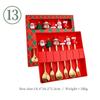 Cross-border Christmas Santa Claus Spoon Set – Cute Cartoon Coffee & Dessert Spoons, Perfect Christmas Gift.