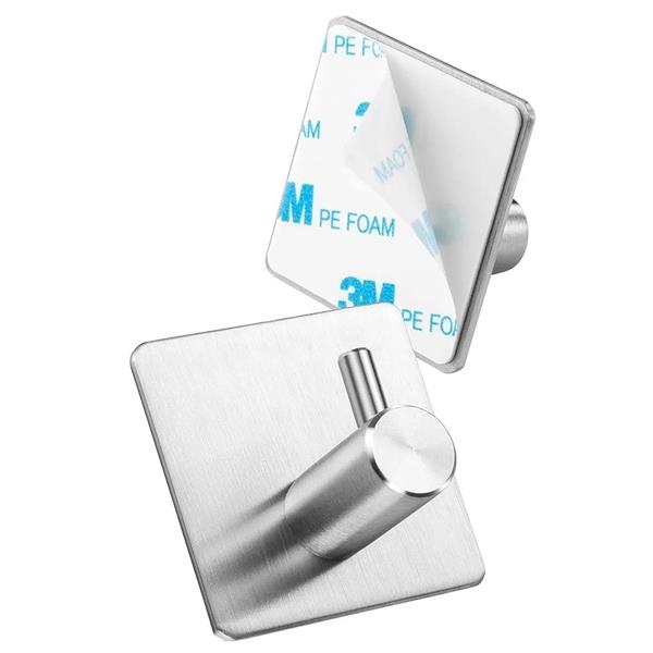 Toilet Paper Holder with Shelf + 2 Bathroom Hooks Loft Set