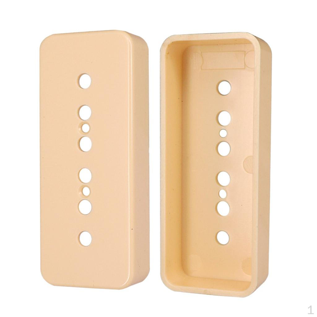 2 шт. Крышка звукоснимателя для электрогитары, 6 отверстий, для звукоснимателей P90 50mm