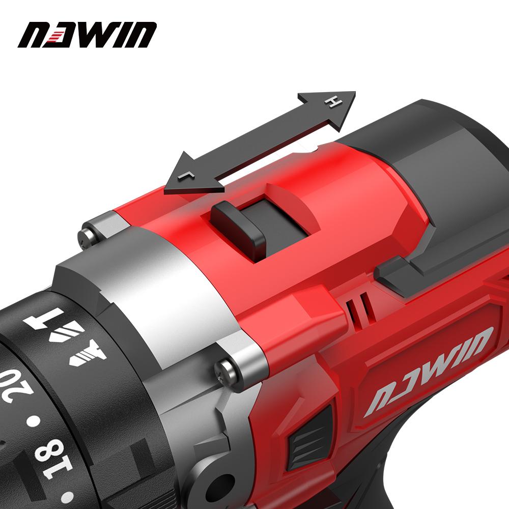 NAWIN 150NM 13mm Electric Screwdriver Brushless Ice Drill for Fishing 2150 RPM