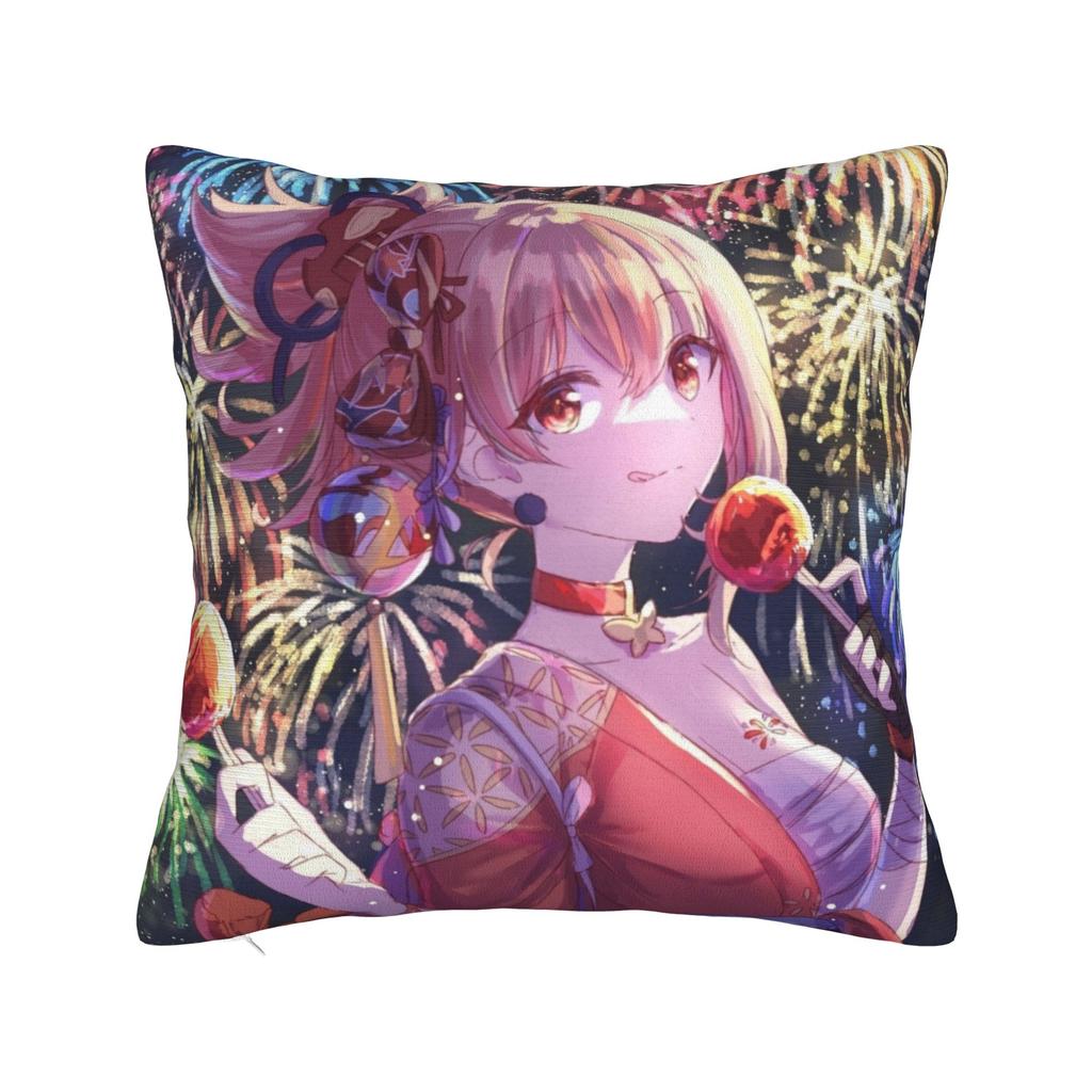 Genshin Impact Gorou Pillowcase Double-Sided Printing Polyester Cushion Cover Decorative Pillow Case Cover Chair Square 40*40Cm