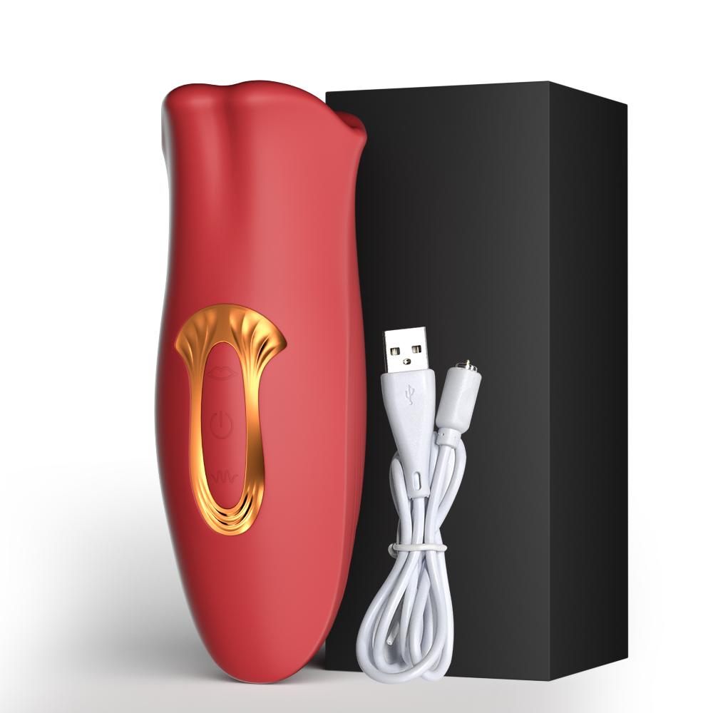 Mundlutschen, Zungenlecken, Klitoris-Massagegerät, simuliert echte Menschen, Zungenlecken, stimuliert Klitoris-Nippel-Sexspielzeug