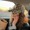 Leopard Print Baseball Cap Unisex Sun Hat Outdoor Sunscreen Cap Letter Embroidered Cap